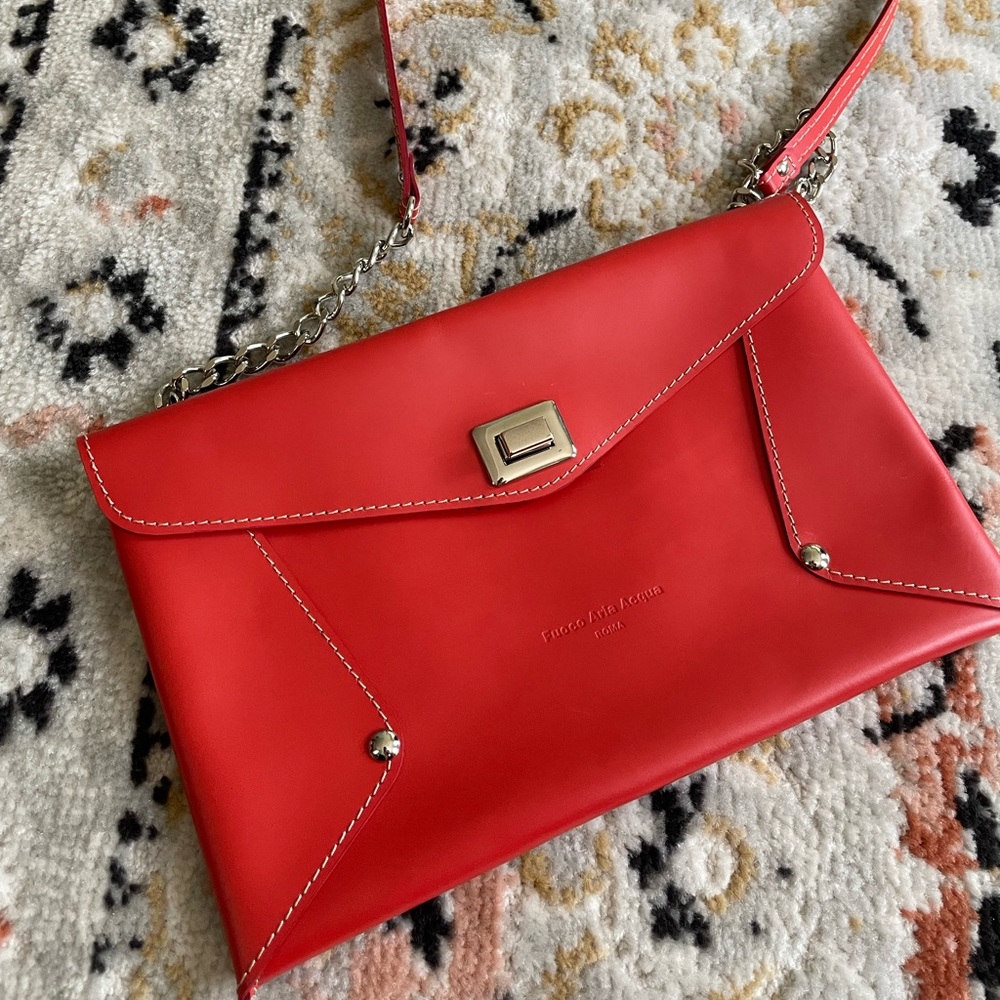 Fuoco Aria Acqua red crossbody